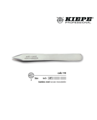 kiepe pinzetta satinata punta triangolo