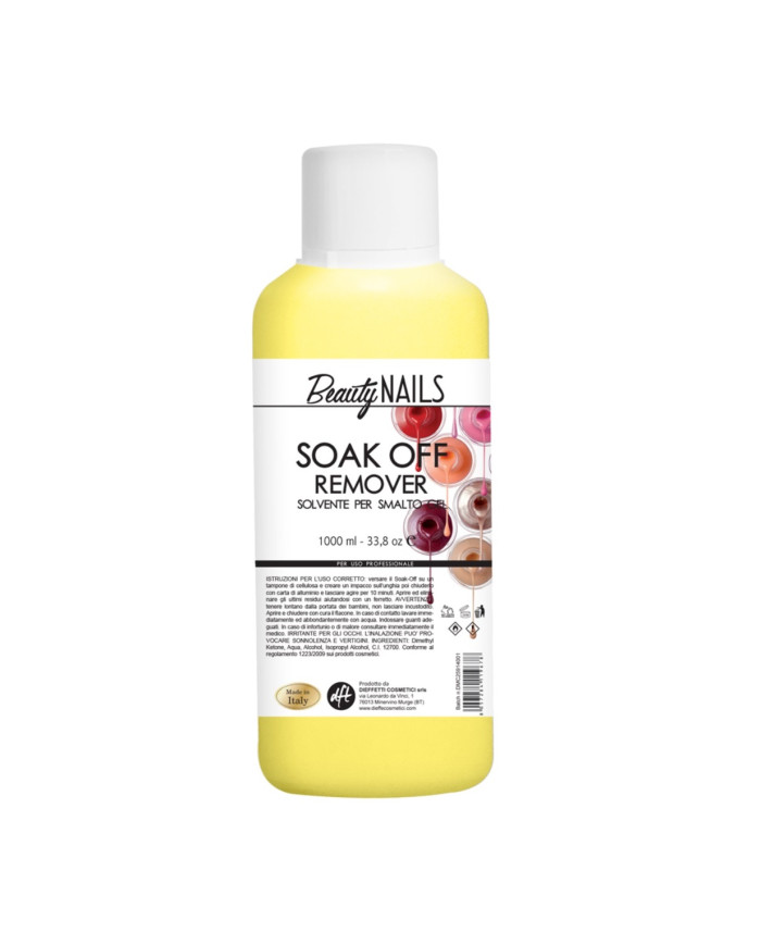 BEAUTY NAILS REMOVER SOAK OFF SOLVENTE 1000 ML