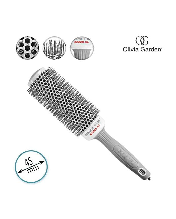 OLIVIA GARDEN ION SPEED GREY XL 45MM