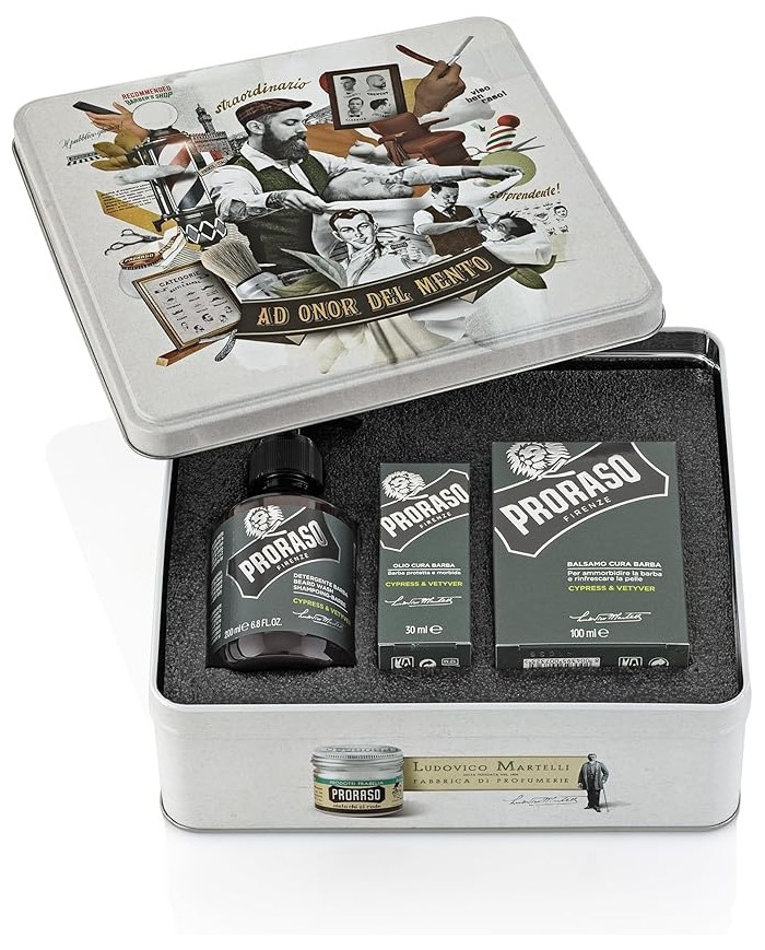 PRORASO BEARD KIT CV X 3