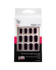 PEGGY SAGE SET 24 UNGHIE IDYLLIC NAILS PRUGNA