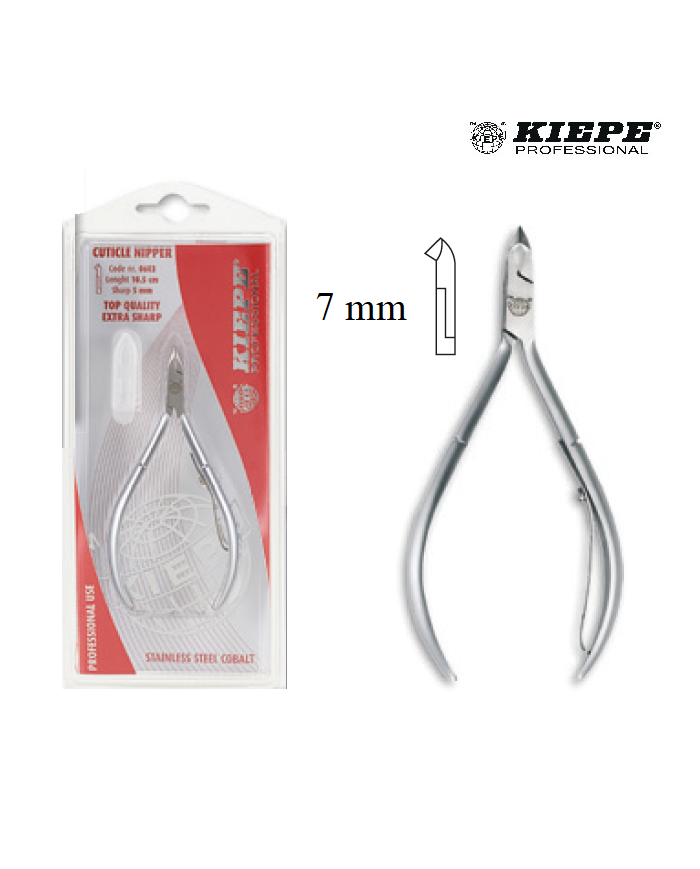 TRONCHESE PELLE COBALTO SOVRAPPOSTO INOX 7MM