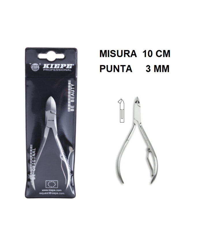 KIEPE TRONCHESINA PELLE SOVRAP. 3 MM INOX