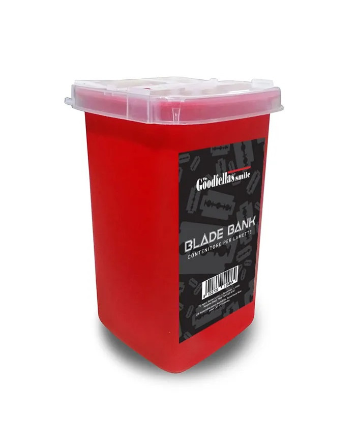 BLADE BANK BOX LAME USATE PLASTICA ROSSO