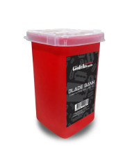 BLADE BANK BOX LAME USATE PLASTICA ROSSO
