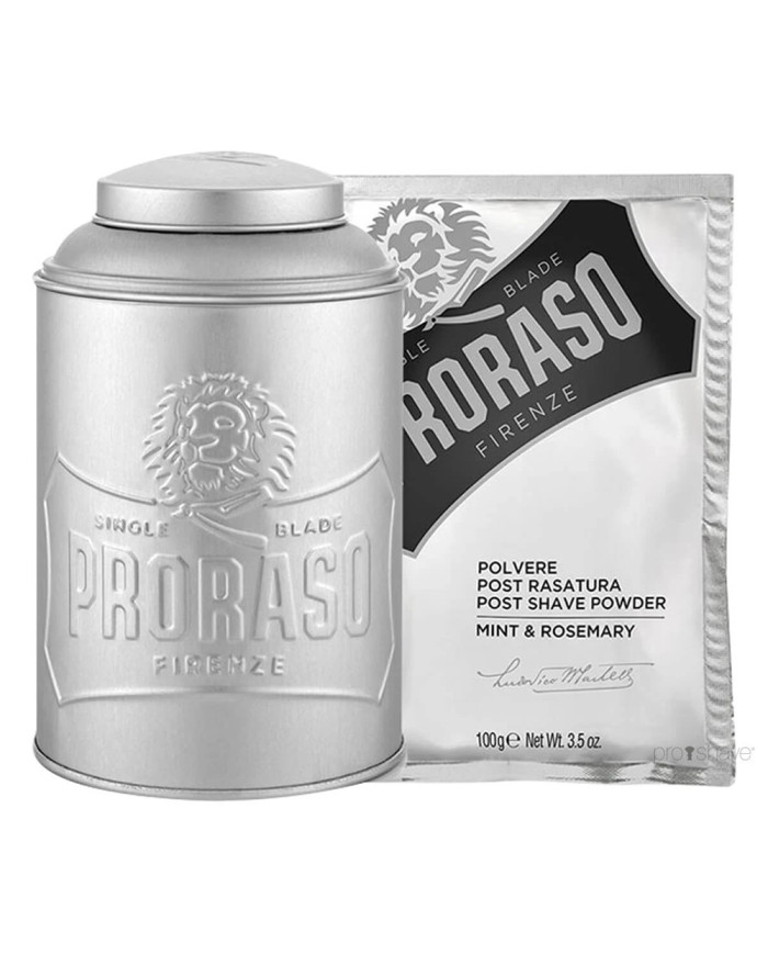 PRORASO TIN BOX PER POLVERE POST RASATURA