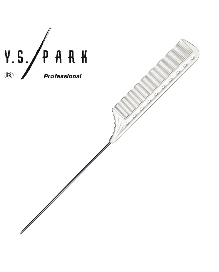 Y.S. PARK - PETTINE CODA FERRO YS-122 BIANCO 25 CM