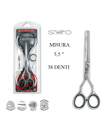 KIEPE FORBICI STUDIO RELAX SFOLTIRE 38 DENTI 5,5