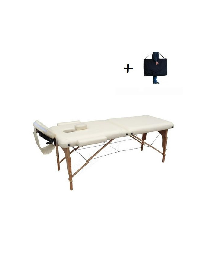 LETTINO A VALIGIA LEGNO 2 ZONE CON FORO 195X70 CM