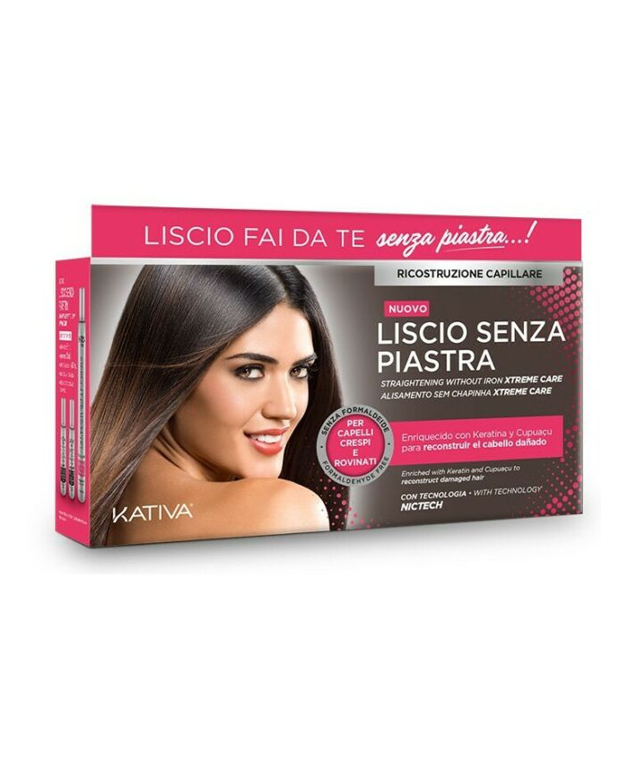 KATIVA KIT RICOSTRUZIONE LISCIO NO PIASTRA ROSSO