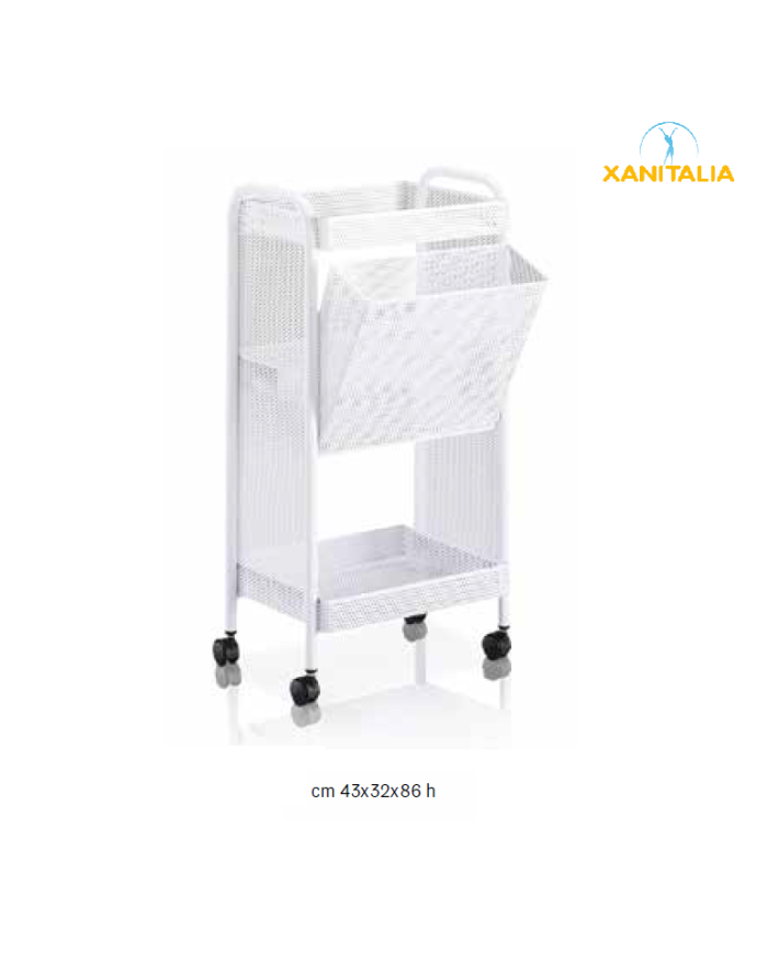 CARRELLO DEPILAZIONE BIANCO C/PATTUM. - XANITALIA