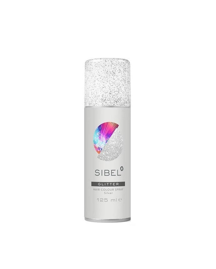 SIBEL HAIR COLOR SPRAY GLITTER ARGENTO