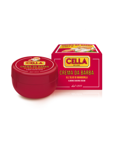 CELLA CIOTOLA CREMA BARBA MANDORLA 150 ML (ROSSO)