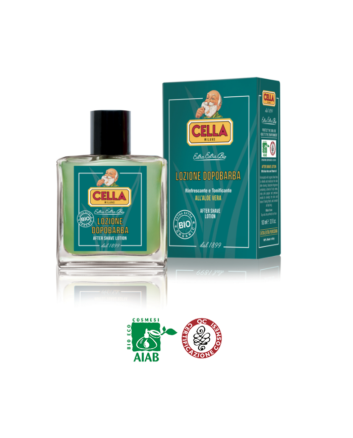CELLA LOZIONE DOPOBARBA BIO 100 ML (VERDE)