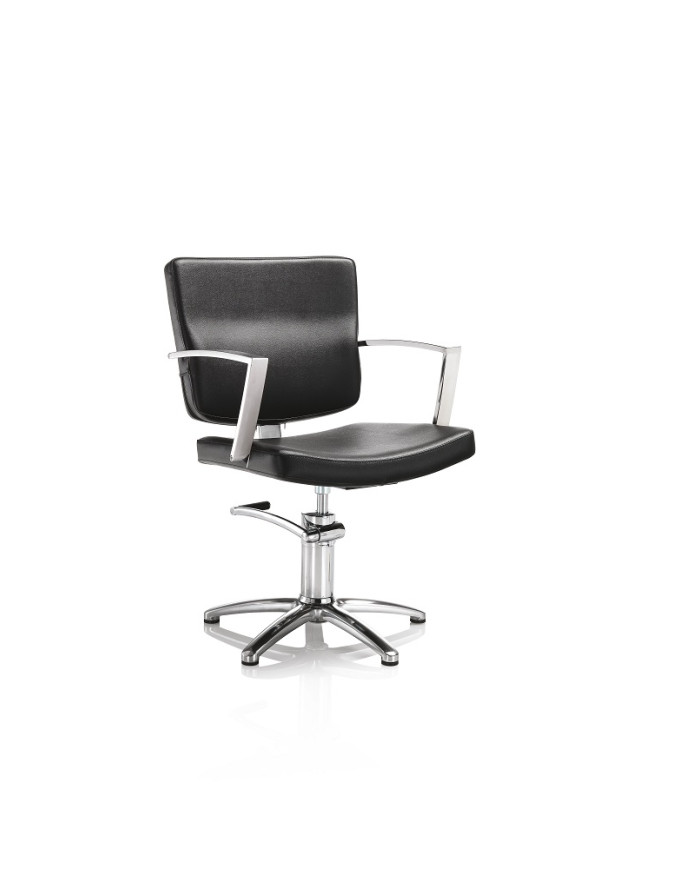 POLTRONA HAIR APLHA NERA CON POMPA