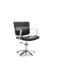 POLTRONA HAIR APLHA NERA CON POMPA