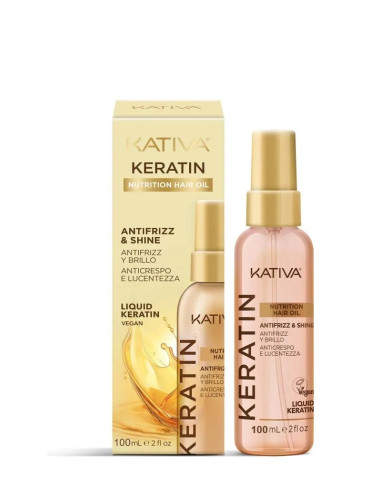 KATIVA LIQUID KERATIN 100ML NUTRITION HAIR OIL