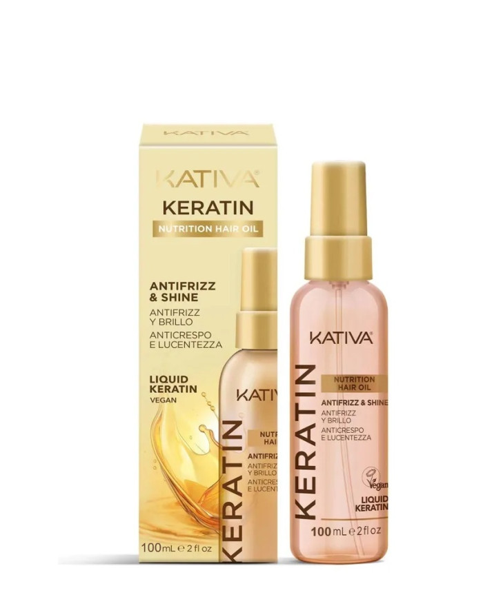 KATIVA LIQUID KERATIN 100ML NUTRITION HAIR OIL