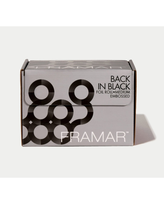 FRAMAR EMBOSSED ROLL M BLACK 12,7CMX100,6 MT