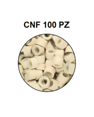 MICRO RING ANELLI C/SILICONE BIONDO  CNF 100 PZ