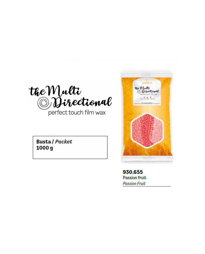 MULTIDIREZI TROPICAL FILM WAX PASSION FRUIT 1000GR