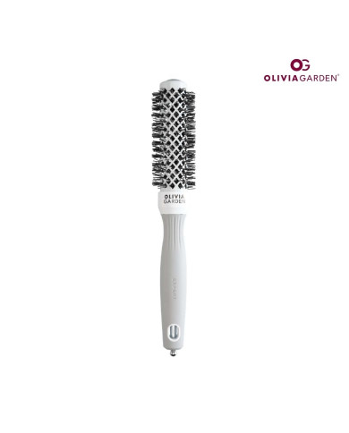 OLIVIA GARDEN SPAZZOLA SHINE WHITE/GREY 25MM