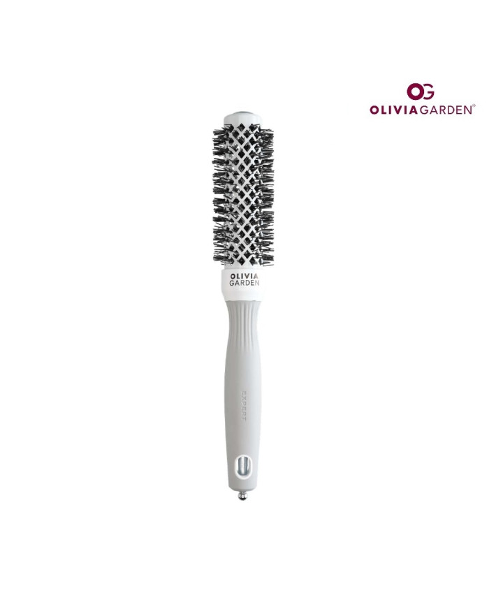OLIVIA GARDEN SPAZZOLA SHINE WHITE/GREY 25MM