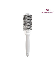 OLIVIA GARDEN SPAZZOLA SHINE WHITE/GREY 35MM