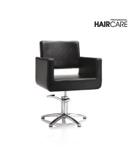 POLTRONA CON POMPA NERA HAIR KING