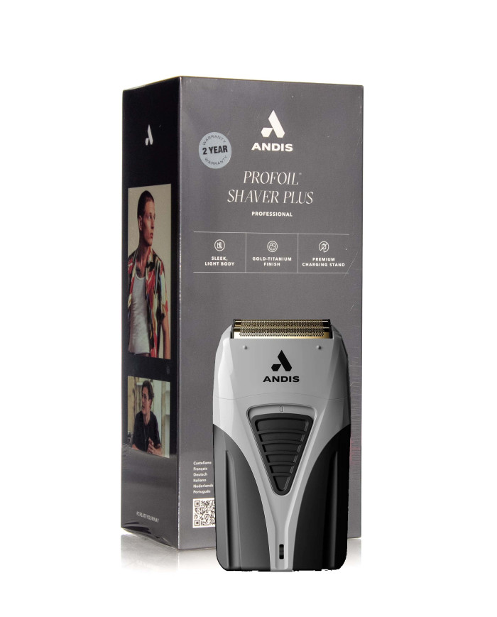 ANDIS-RASOIO TS-2 PROFOIL LITHIUM ION+BASE-BLK