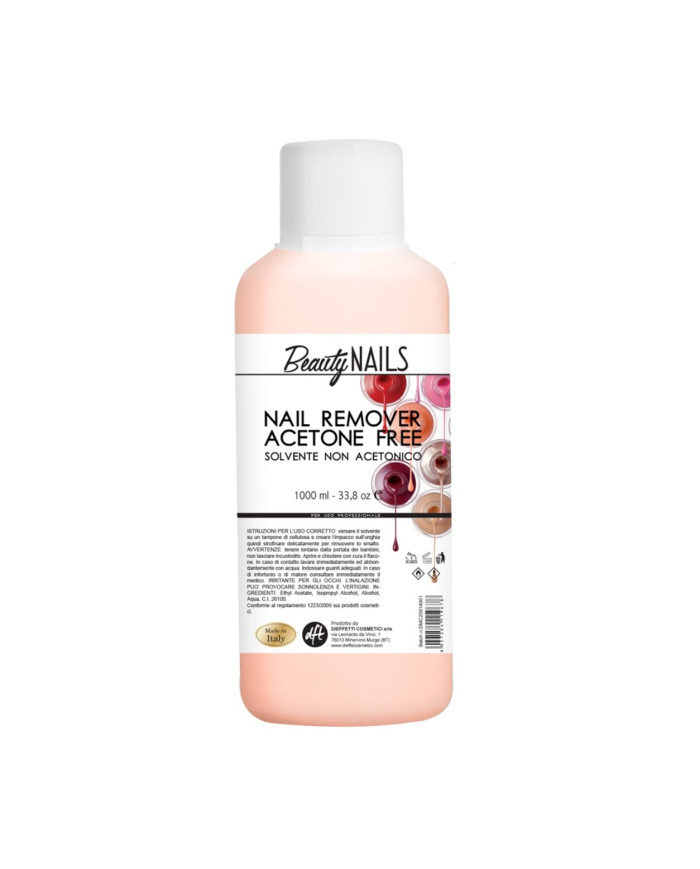 BEAUTY NAILS NAIL REMOVER ACETONE FREE 1000 ML