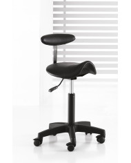 SGABELLO MASTER SERIES SAGOMATO CON SCHIENALE