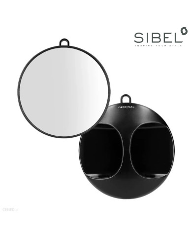SPECCHIO ROTONDO SALONE OBB LUNA  NERO - SIBEL