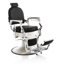 poltrona barbiere hair mustang black