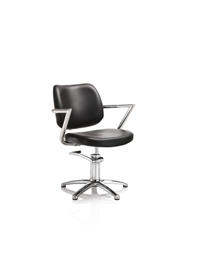 POLTRONA CON POMPA NERA HAIR SQUARE