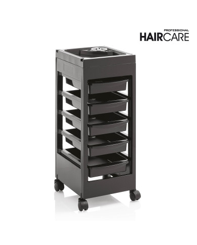 CARRELLO PARRUCCHIERE MILANO BLACK