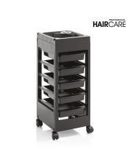 CARRELLO PARRUCCHIERE MILANO BLACK