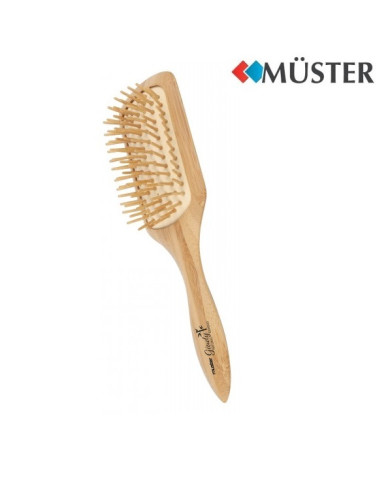 SPAZZOLA PNEUMATICA PIATTA 7 FILE BAMBOO MUSTER