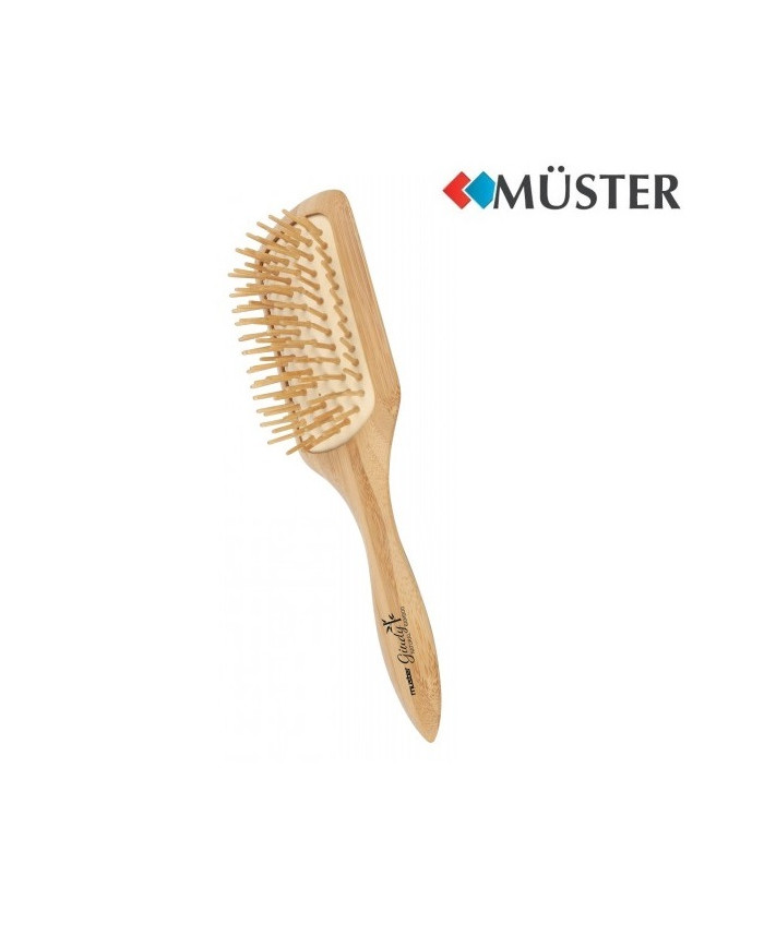 SPAZZOLA PNEUMATICA PIATTA 7 FILE BAMBOO MUSTER