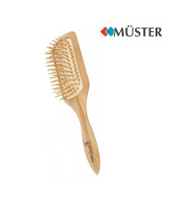 SPAZZOLA PNEUMATICA PIATTA 7 FILE "BAMBOO" MUSTER - 8000836744194 GIUDY