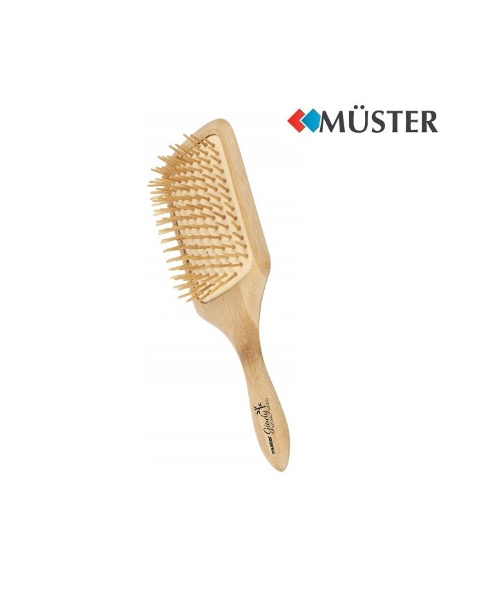 SPAZZOLA PNEUMATICA PIATTA 9 FILE BAMBOO MUSTER