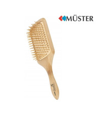 SPAZZOLA PNEUMATICA PIATTA 9 FILE "BAMBOO" MUSTER - 8000836744200 GIUDY