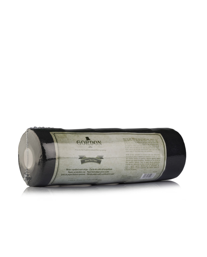 CARTA COLLO ADESIVA NERA IDROREPELLENTE GORDON