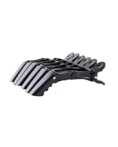 CLIP LEVERAGGIO CARBONIO 6PZ - CROCODILE CLIP