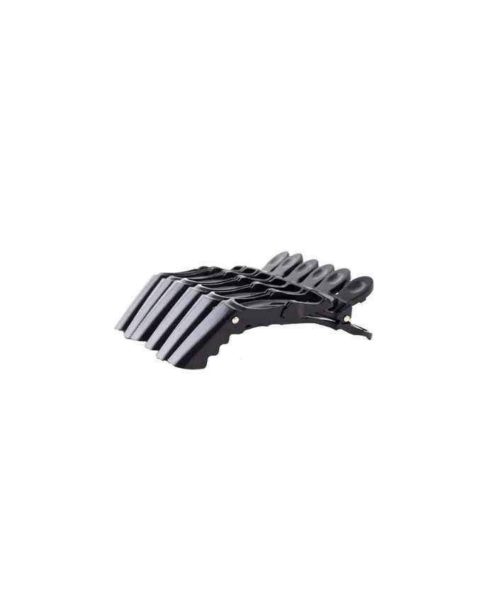 CLIP LEVERAGGIO CARBONIO 6PZ - CROCODILE CLIP