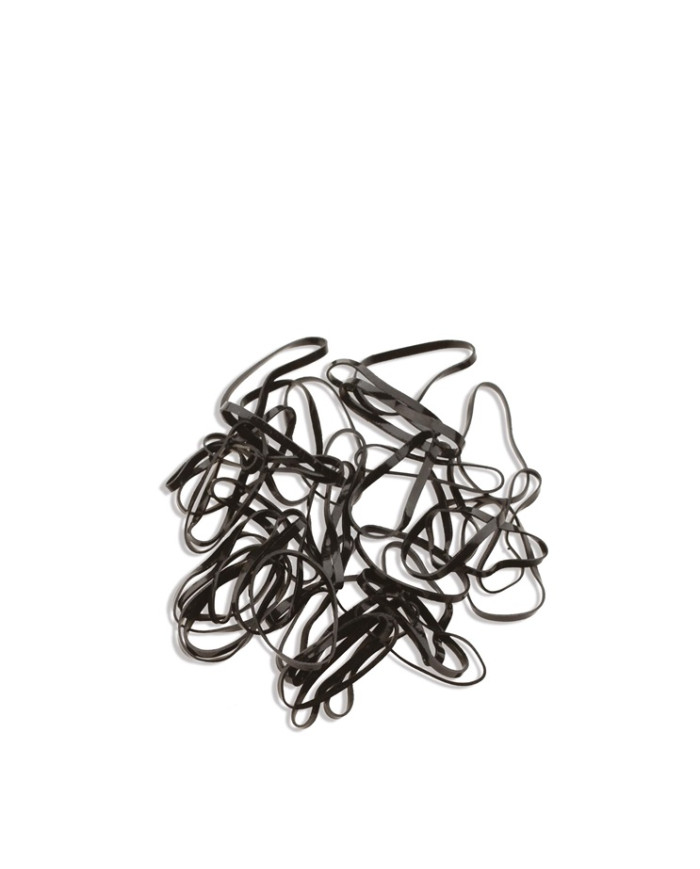 BLACK RUBBER BAND BIG ELASTICI GRANDI 40 PZ