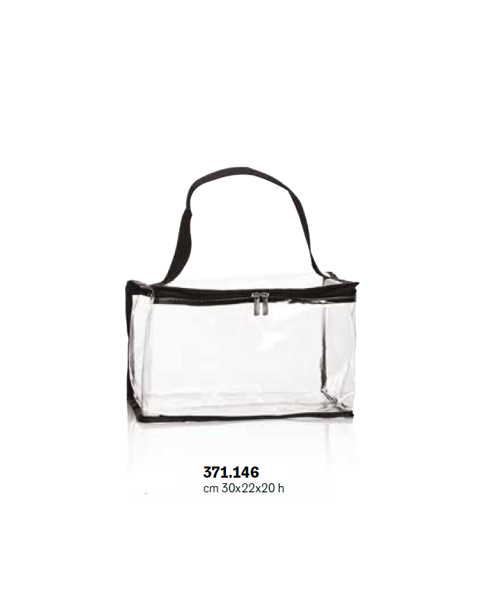 BORSA PVC MEDIUM CM 30X22X20 H CON CERNIERA
