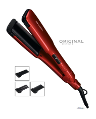 PIASTRA VOLUMEOX 3 IN 1 ROSSA - SIBEL