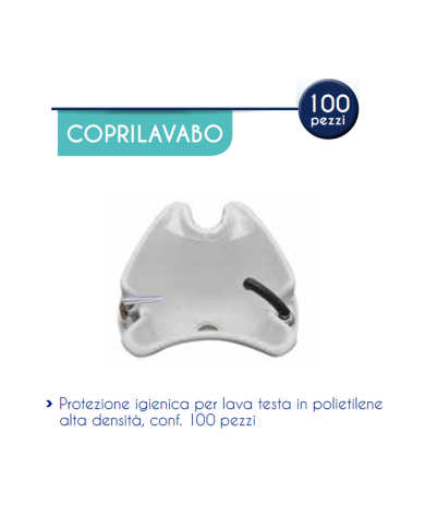 COPRI LAVABO MONOUSO PE CNF 100 PZ