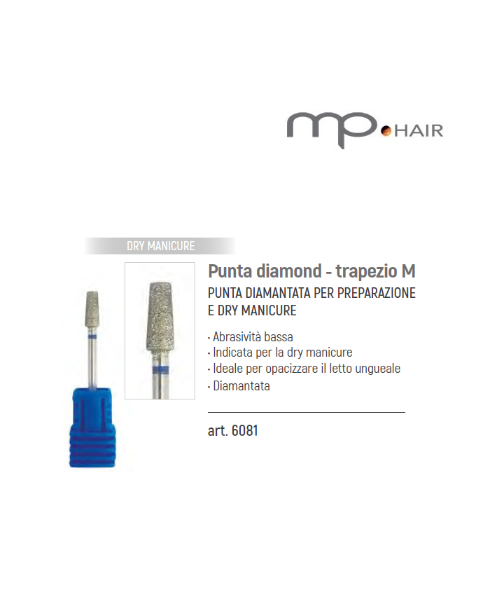 PUNTA FRESA DIAMOND TRAPEZIO (M)